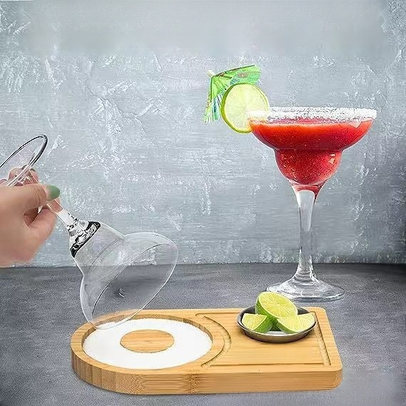 대나무 향료 용기 솔트 케이스 트레이