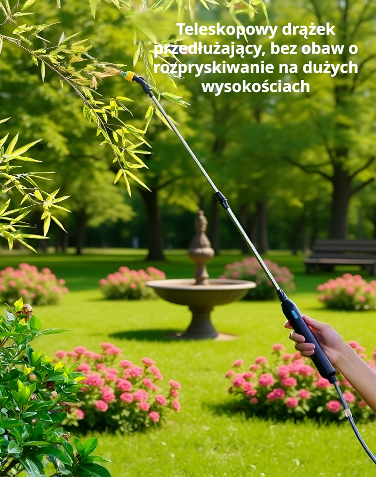 Elektryczny opryskiwacz o dużej pojemności