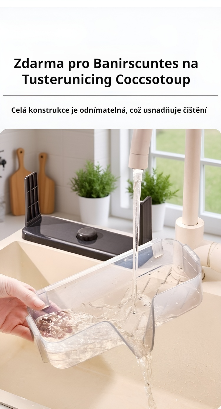 Kompaktní odkapávač na nádobí do malé kuchyně