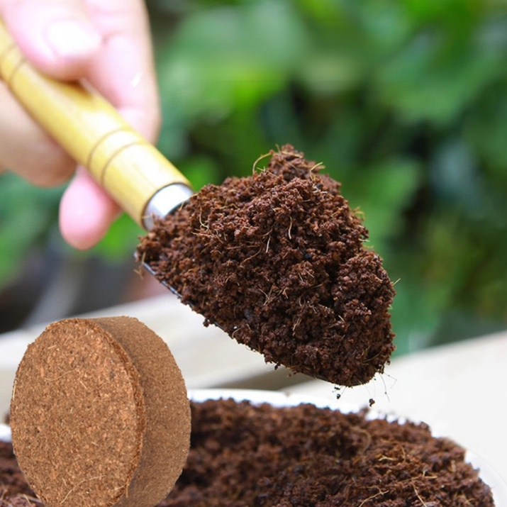 【Zehn Jahre ohne Düngung】Garten Kokosziegel Nährboden