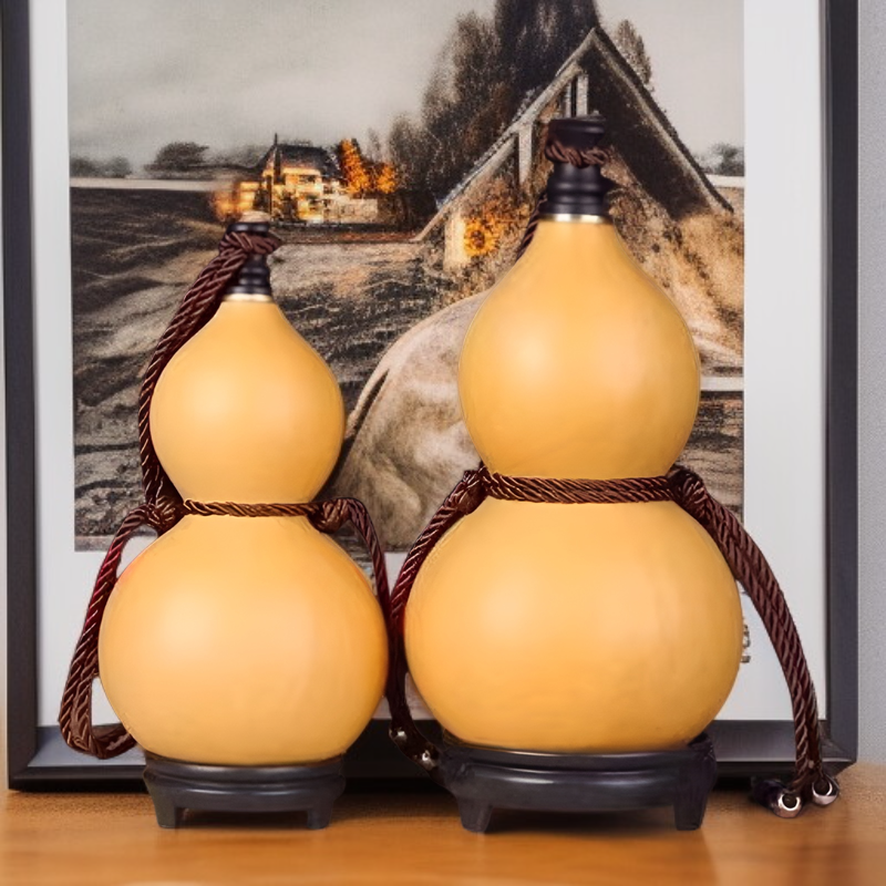 قارورة نبيذ عتيقة مقاومة للتسرب من الشمع النحلي، سهلة الحمل للاستخدام الخارجي