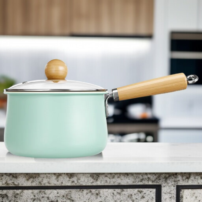 가정용 무접착 우유냄비 양면 무접착 비주얼 라면냄비