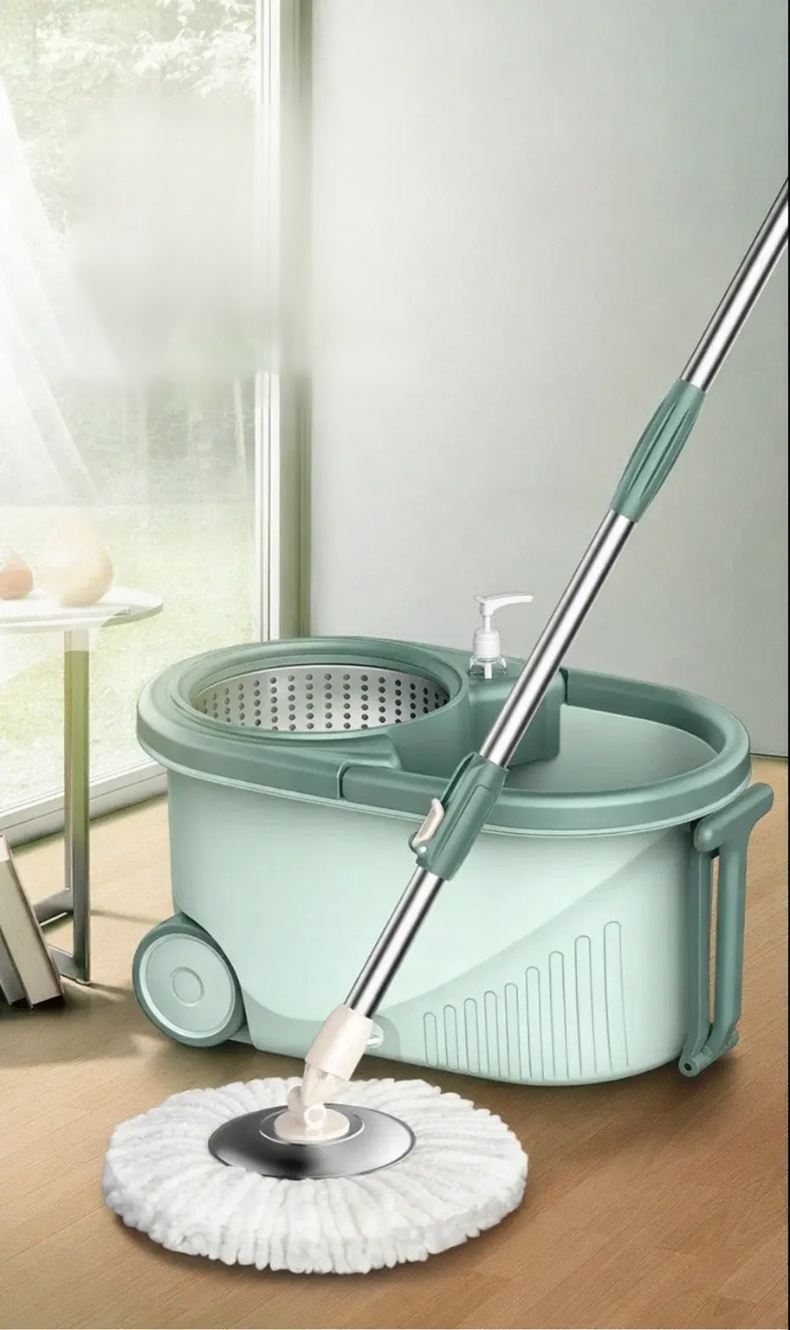 Set de fregona giratoria para el hogar