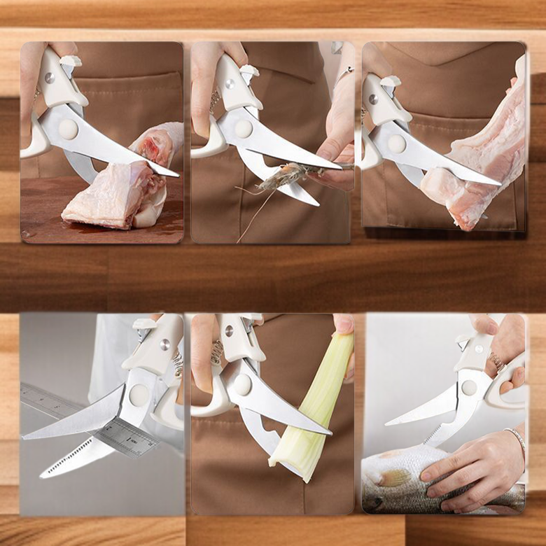 다기능 보안 잠금 강력한 닭뼈 가위