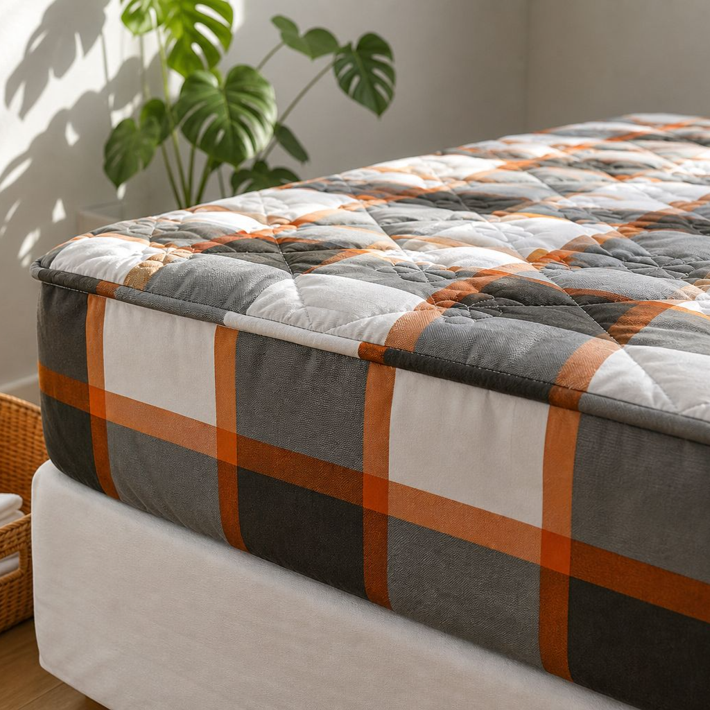 100% Cotton Fitted Quilt Sheet