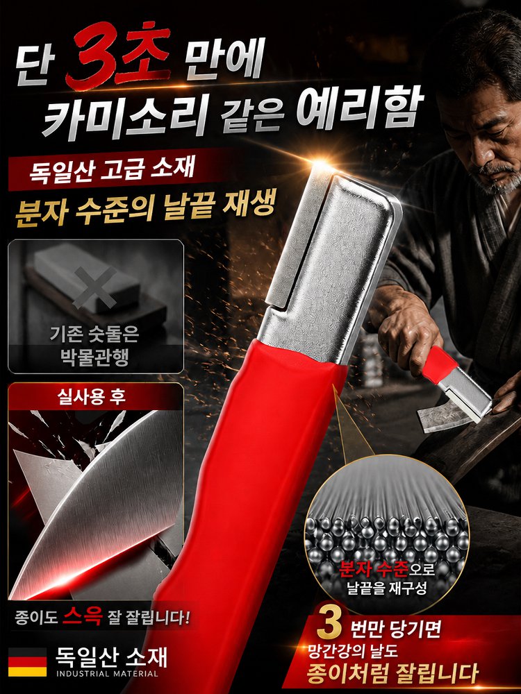【극도로 날카로움】날을 세우는 칼 가는 신기