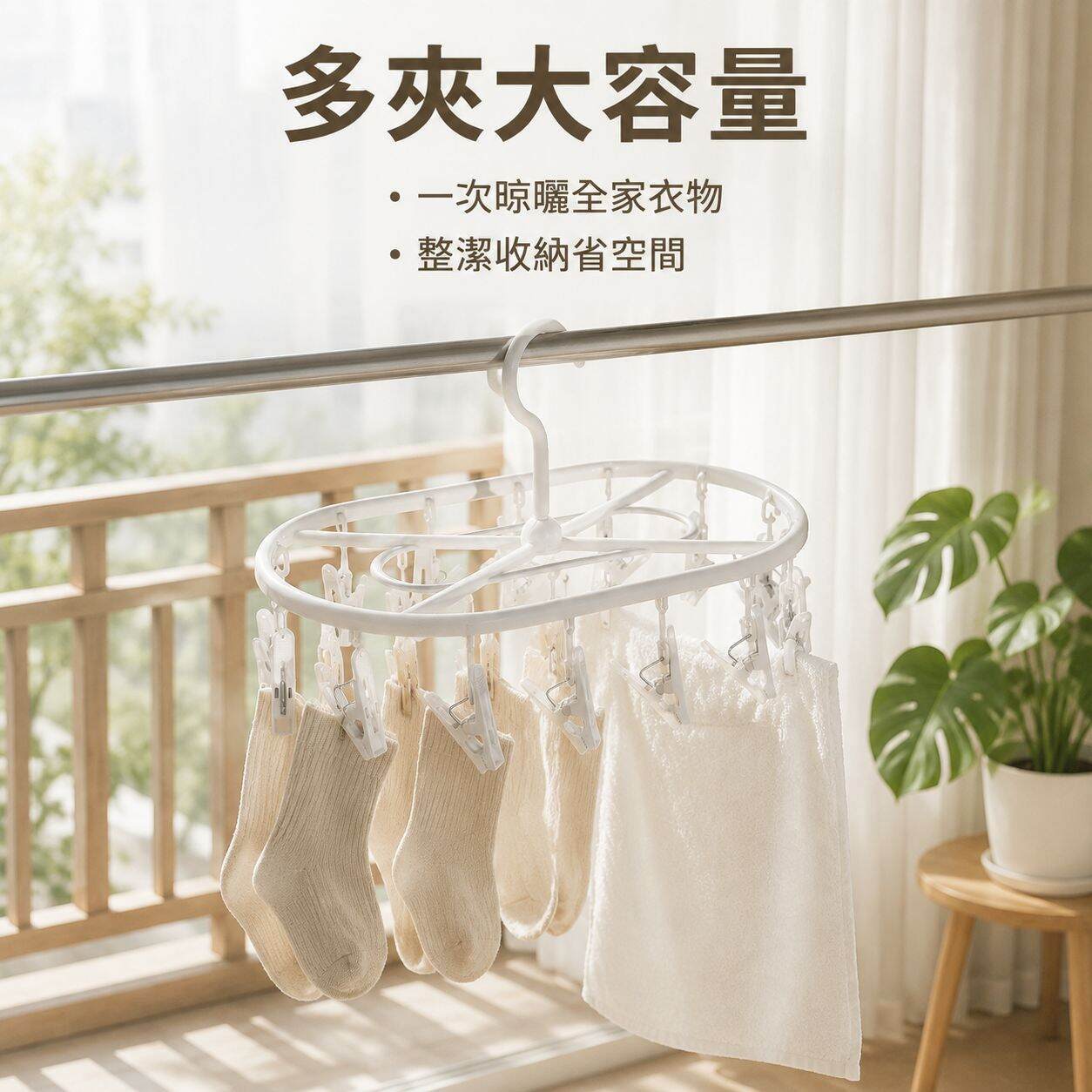 家用方形曬衣架
