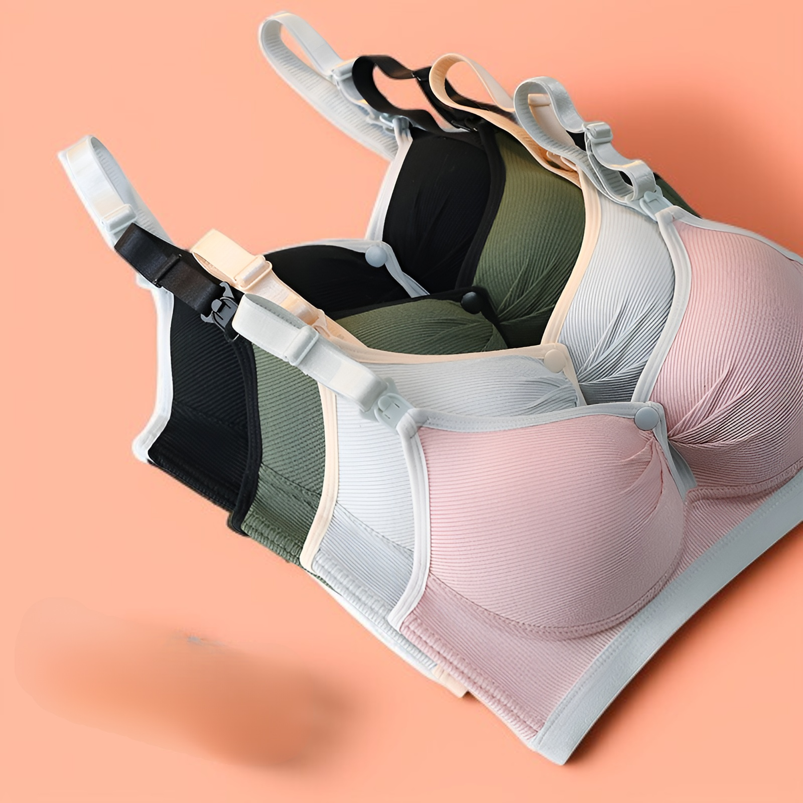 편안한 와이어리스 푸쉬업 브라