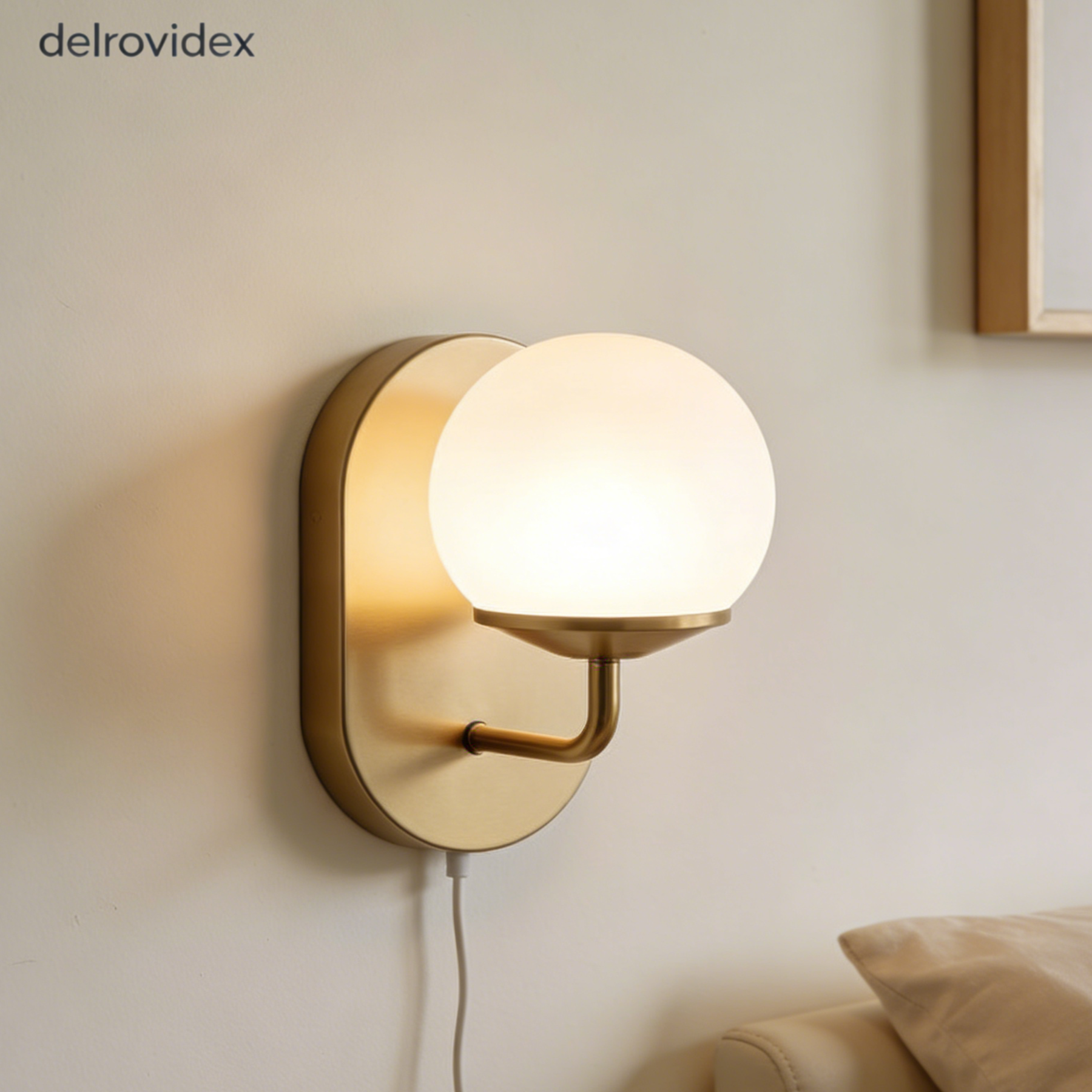 球形ウォールランプ（2個セット）