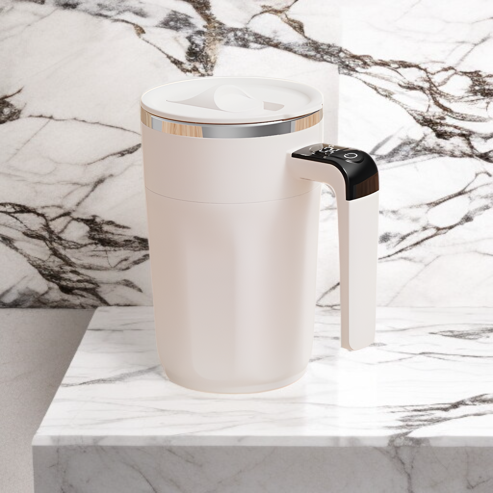 커피와 음료를 자동으로 섞어주는 컵