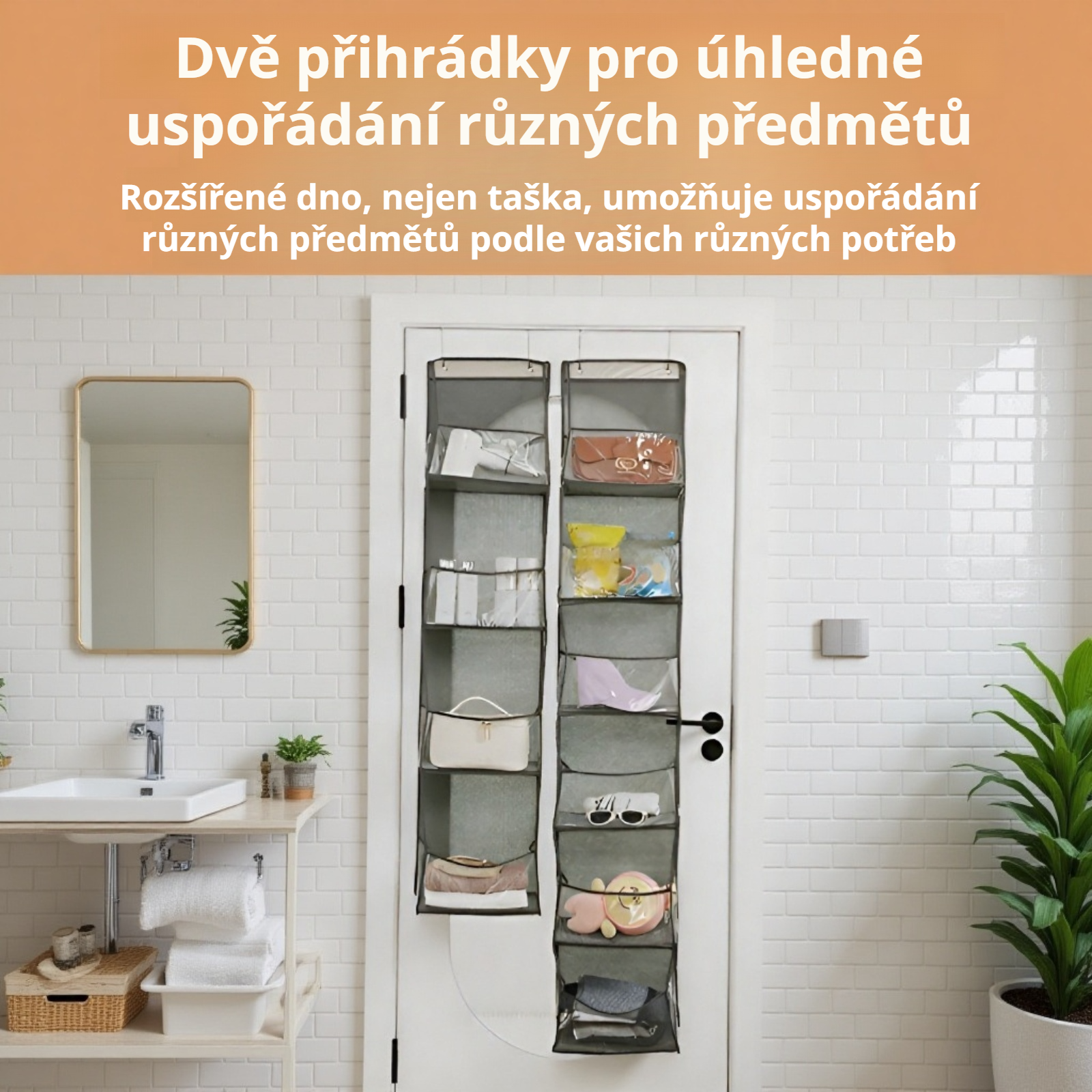 Úložný vak vhodný pro dětské hračky a oblečení