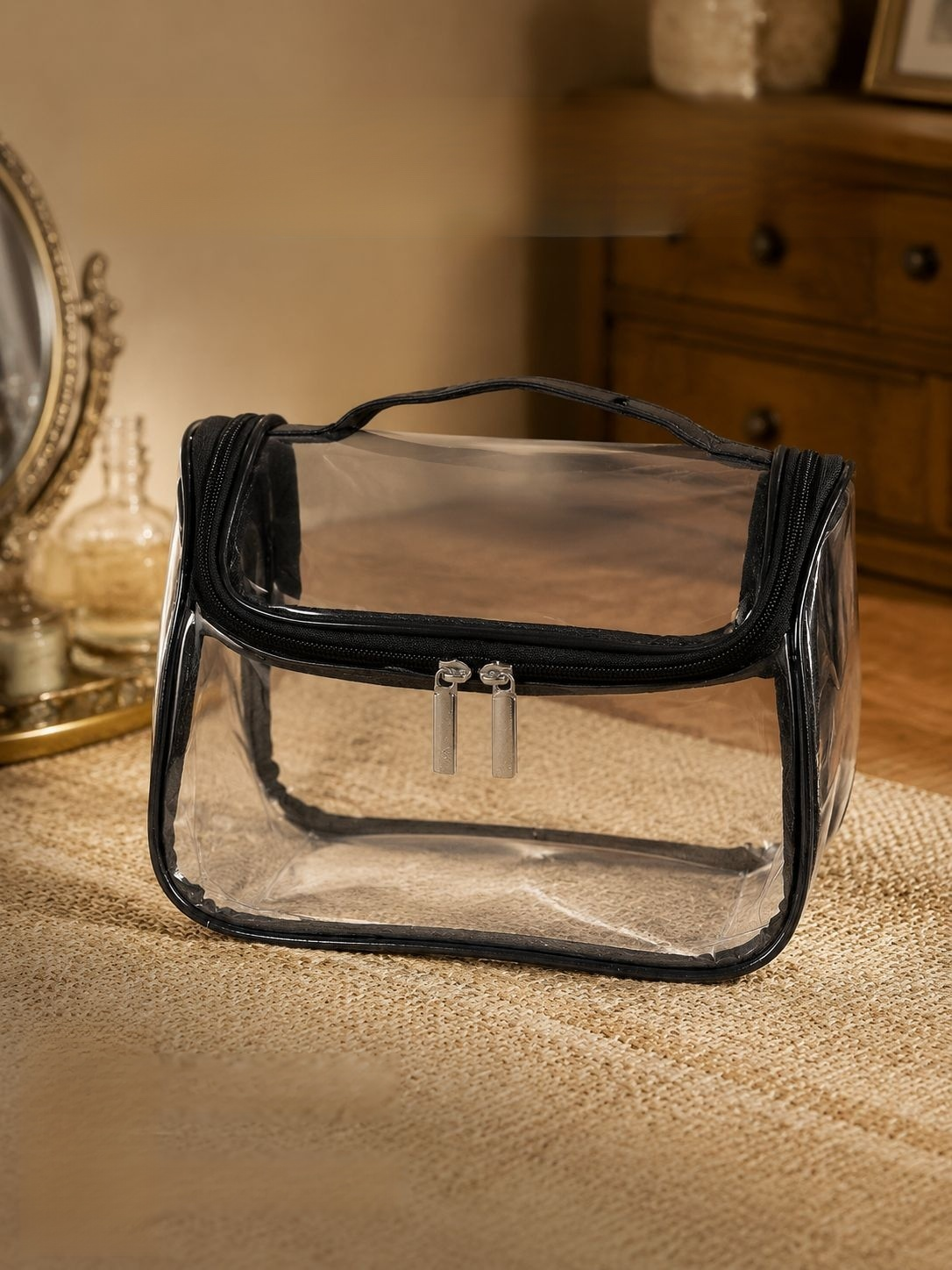 Portable Waterproof Toiletry Bag for Travel and Business, Makeup Organizer Pouch