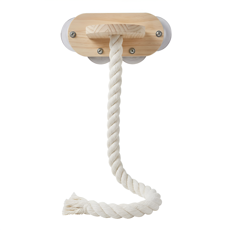 Rascador para gatos de montaje en pared con cuerda resistente