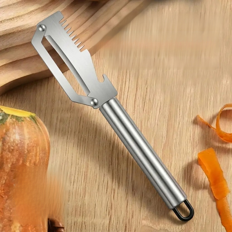 Multi-functional Stainless Steel Handle Peeler