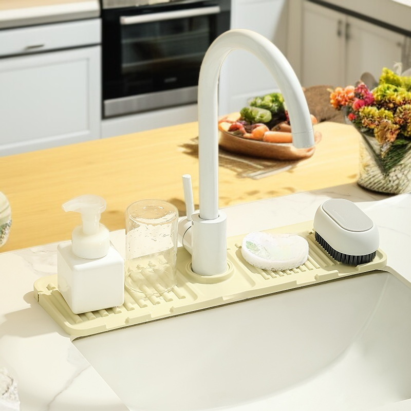 주방 수도꼭지 싱크대 실리콘 누수방지매트