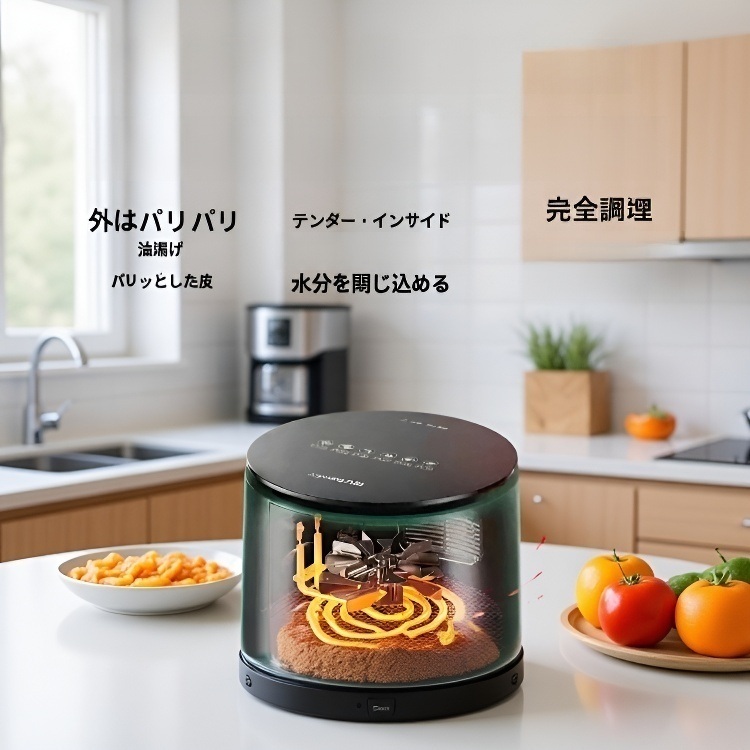  ヘルシー低脂スマートエアフライヤー