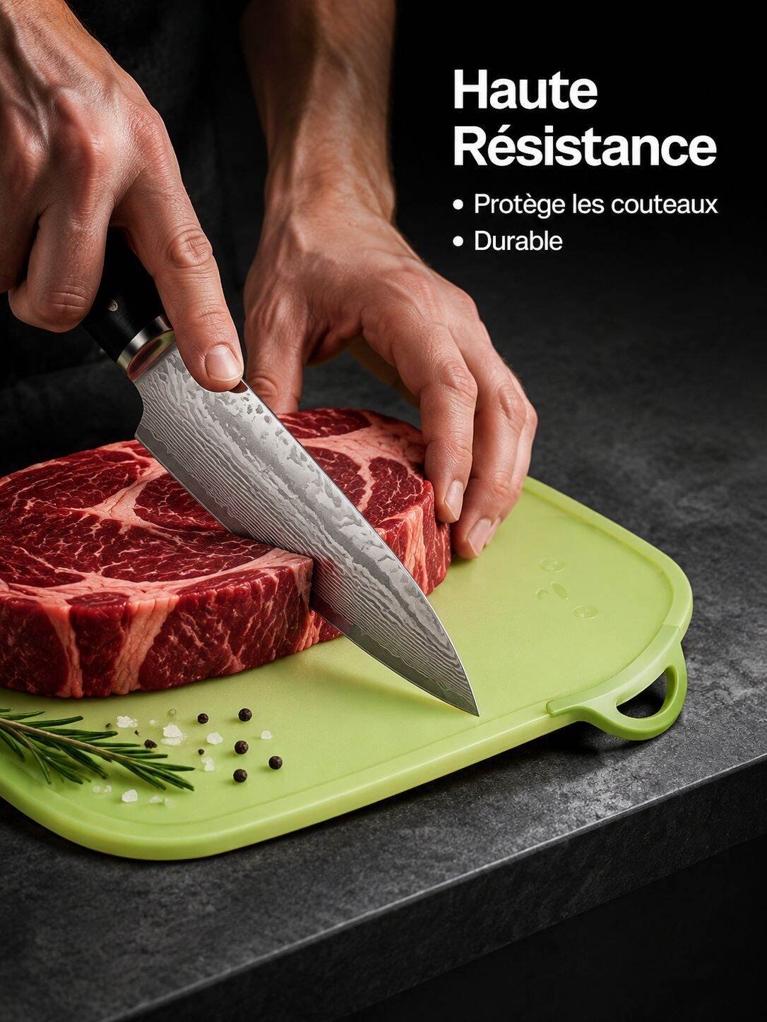 Planche à découper alimentaire antibactérienne et anti-moisissure