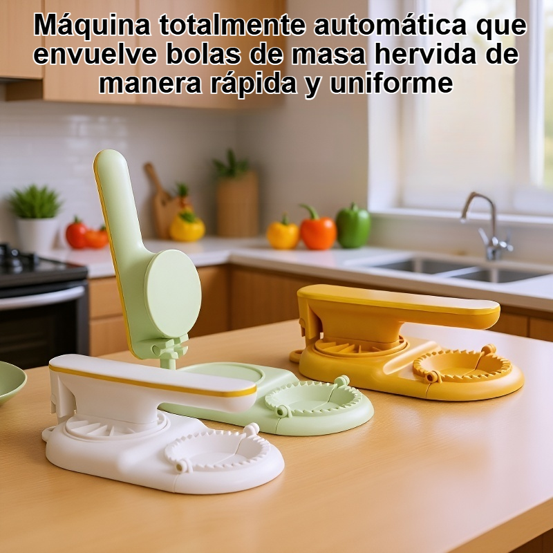 Máquina para envolver bolas de masa hervida totalmente automática