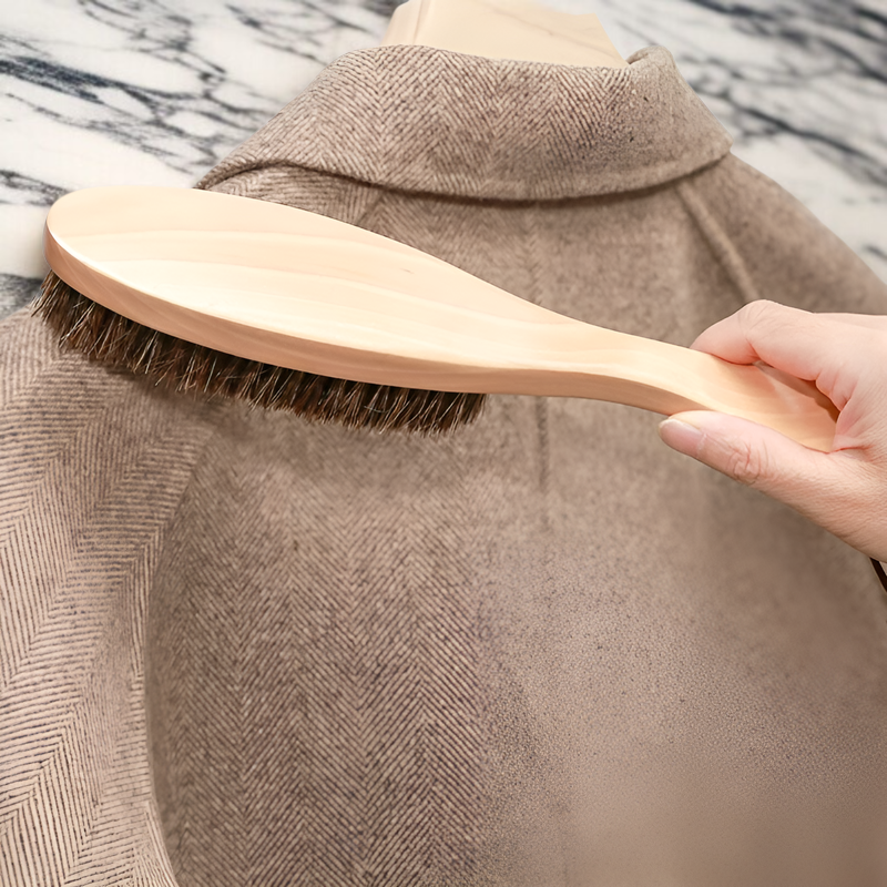 ウールコートケアブラシ 衣類ケアブラシ カシミア専用ブラシ ウールセーター用 ダスト除去ブラシ アーティファクト 柔らかい毛