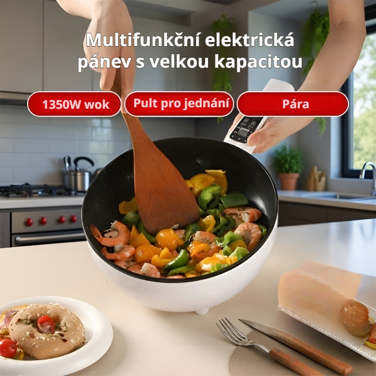 Multifunkční inteligentní elektrická pánev