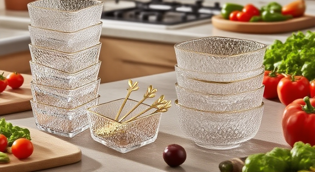 위생적인 말린 과일 보관이 가능한 유리 칸막이