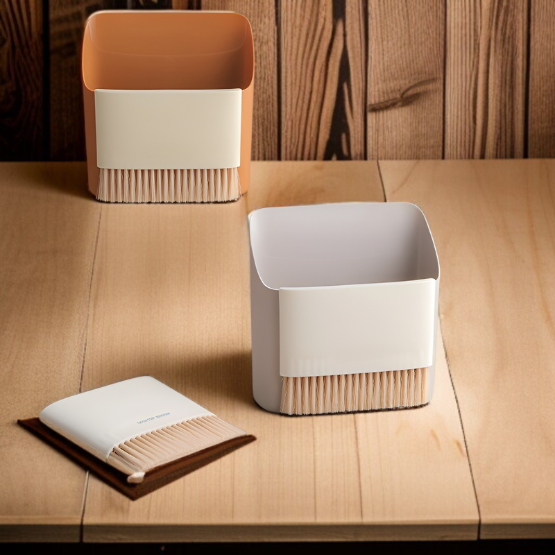 家庭用ミニほうきとちりとりセット、壁掛け式デスクトップ掃除用ゴミシャベル、紙吹雪収納ボックスセット