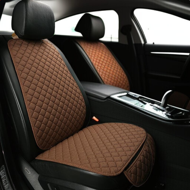 Linen car seat cushion universal car seat cushion car seat cover car seat cushion three piece set se