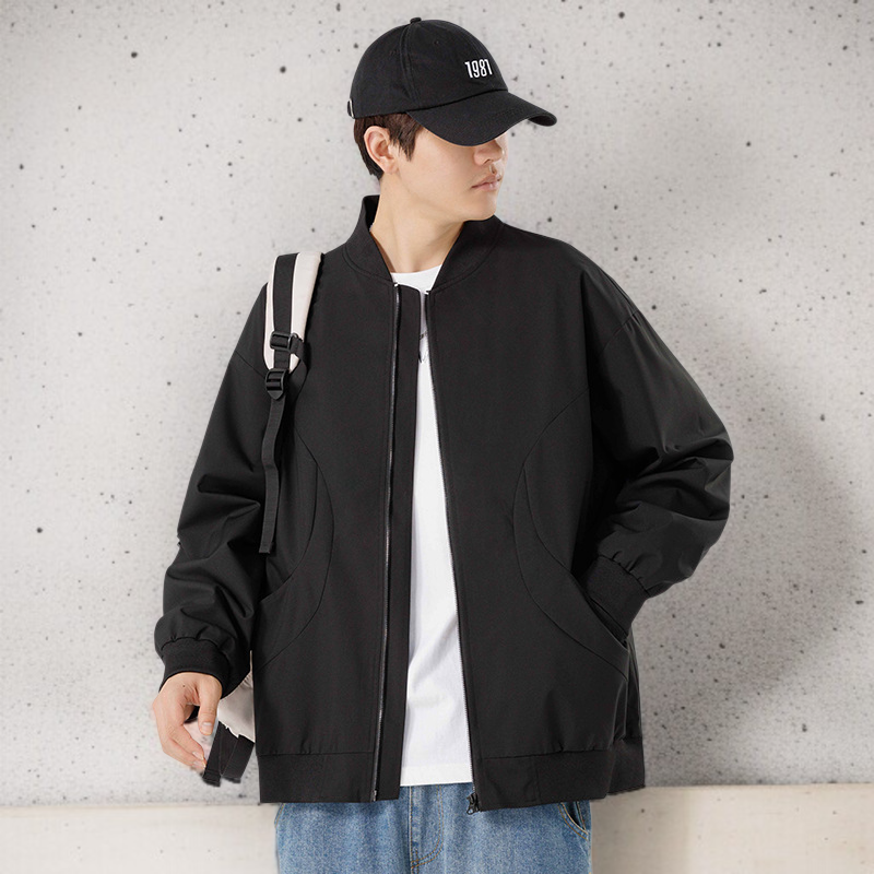 얇은 남성 코트 학생 봄 캐주얼 점퍼 삼방 얇은 야구복 상의