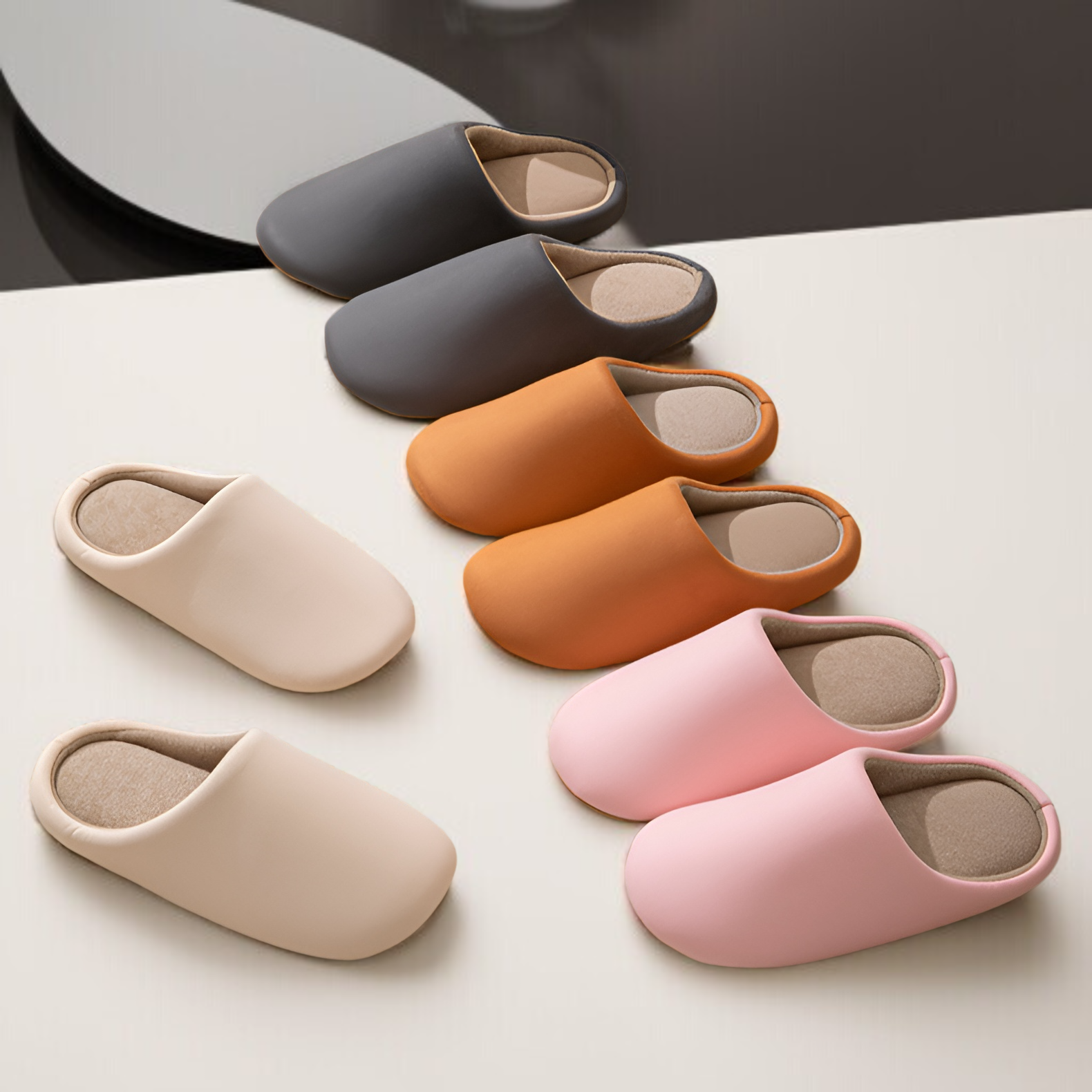 รองเท้าแตะผ้าฝ้ายนุ่มลื่น