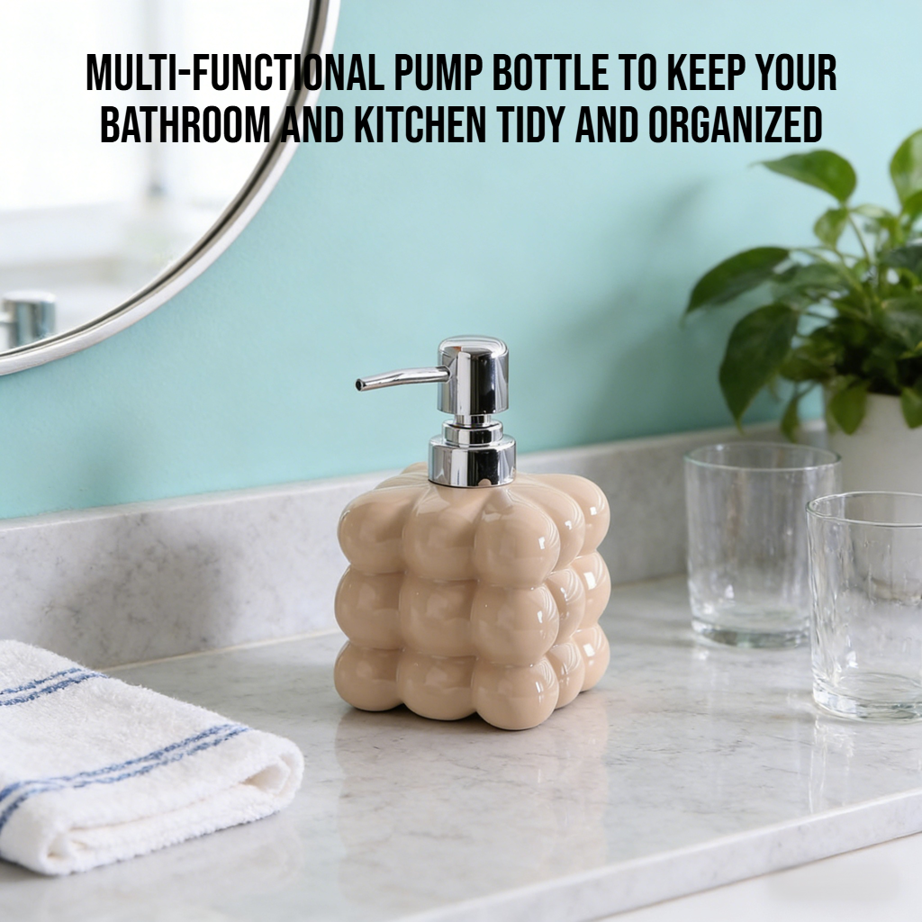 Multi-functional press dispenser bottle