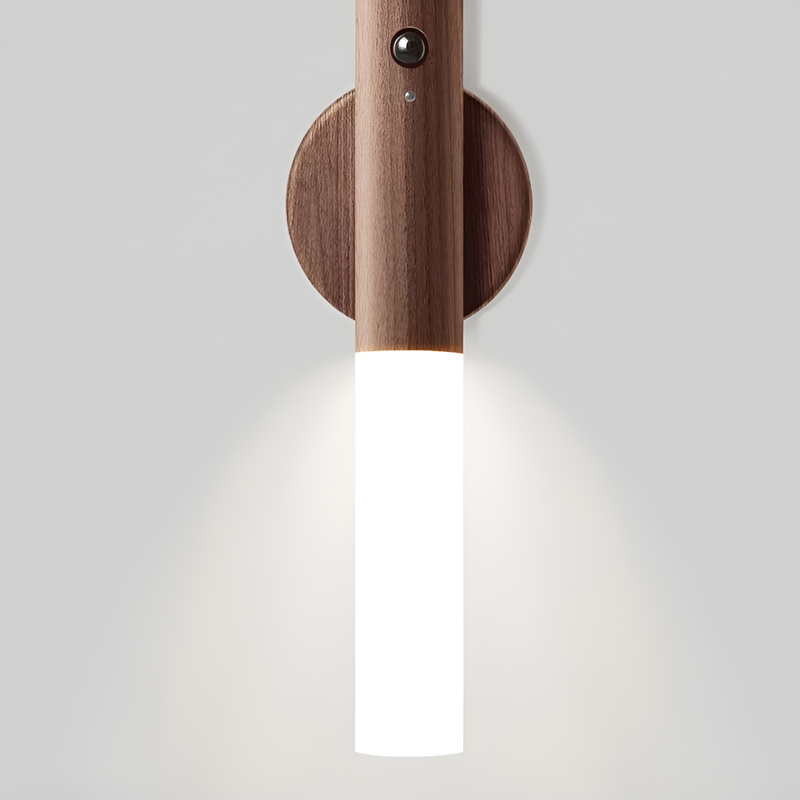 木製感応ワイヤレスナイトライト