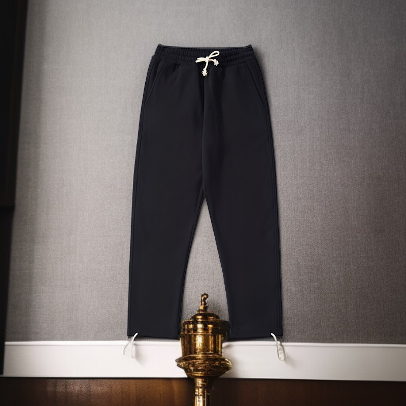 ベーシック無地裏起毛スポーツカジュアルパンツ 男女兼用