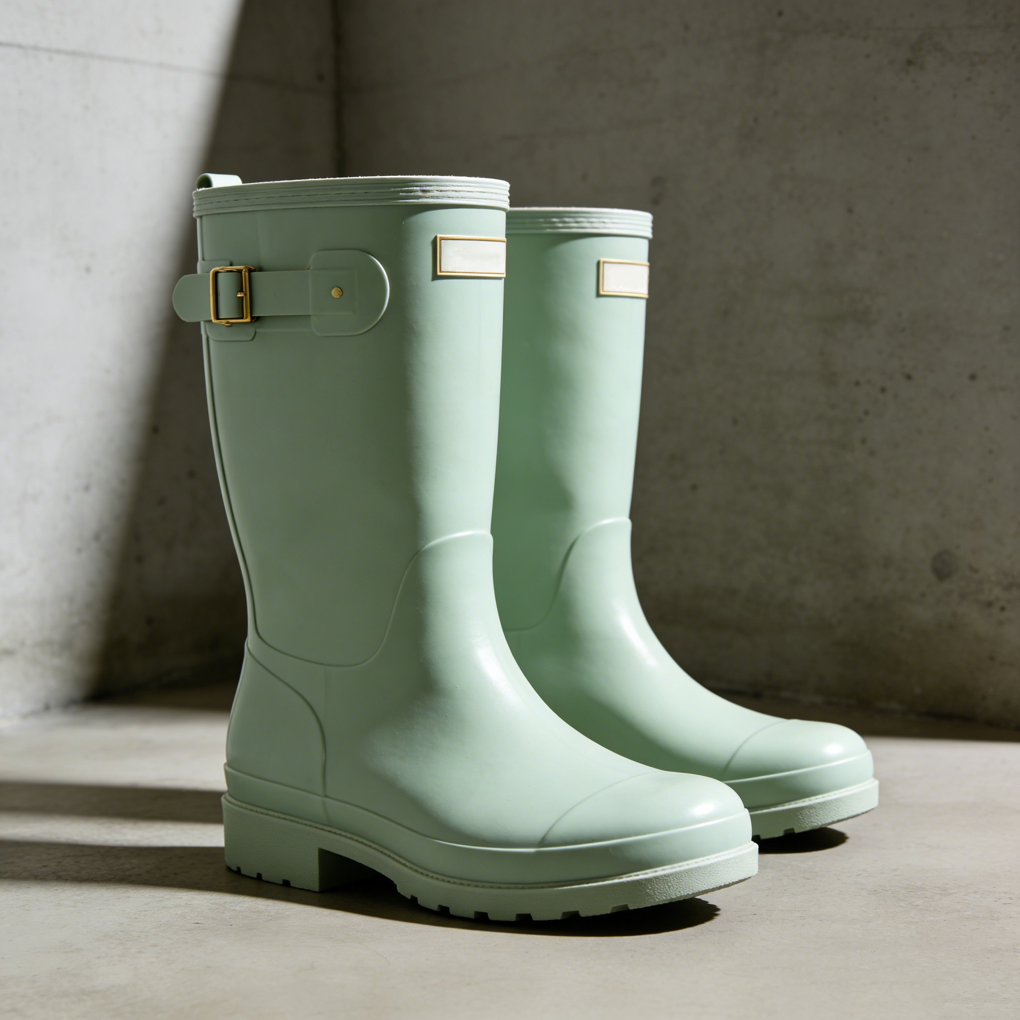 滑り止め付きレインブーツのソール部分