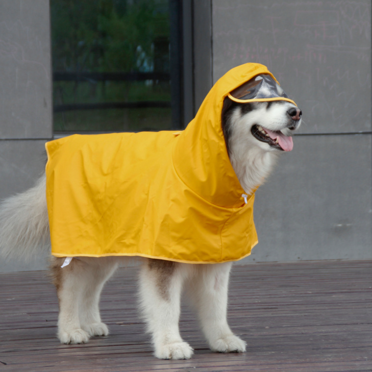 大型犬護肚雨衣寵物服裝