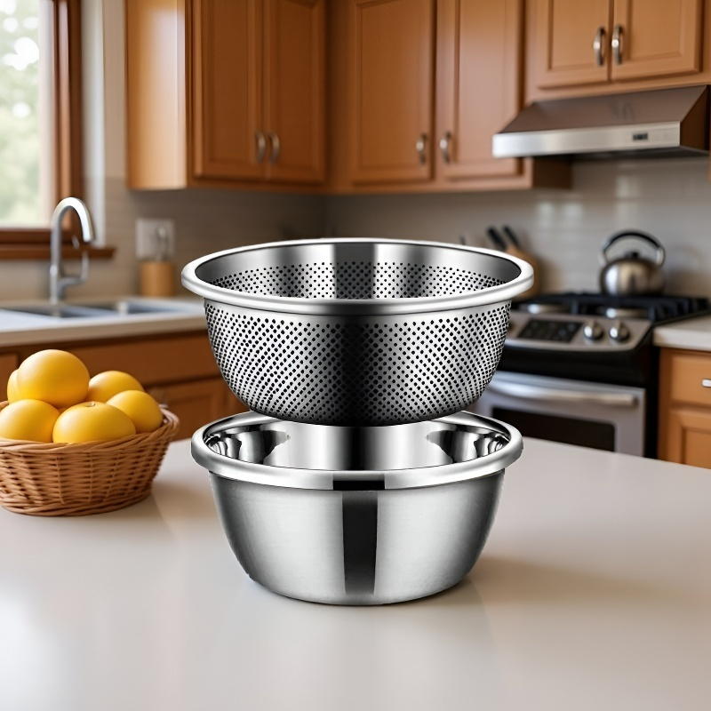 Stainless steel drain basin