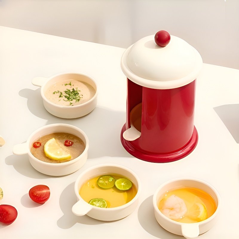 จานใส่เครื่องปรุงบาร์บีคิว