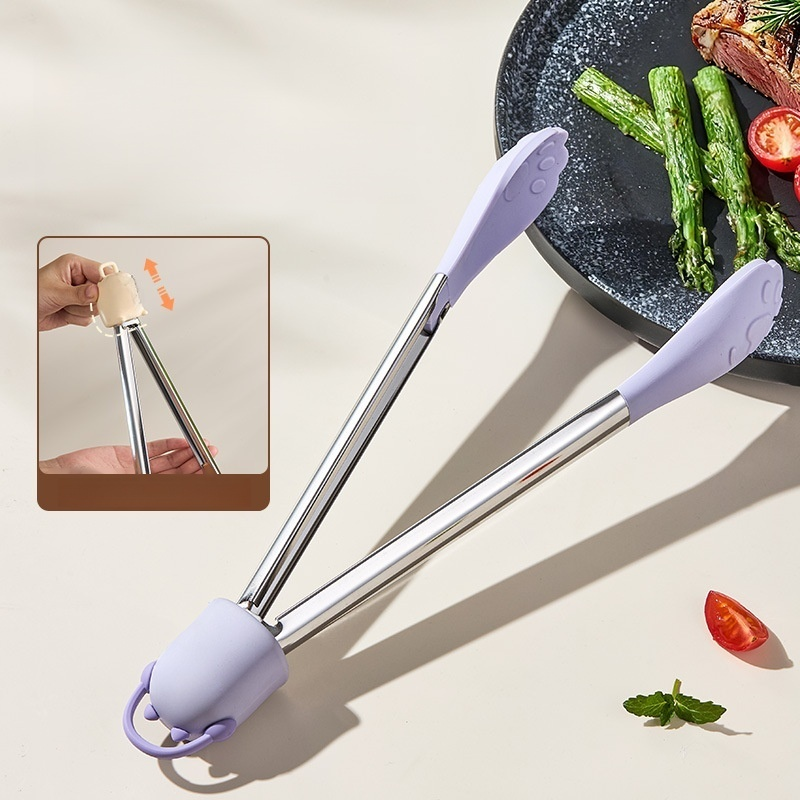 食品グレードステンレス製フードトング