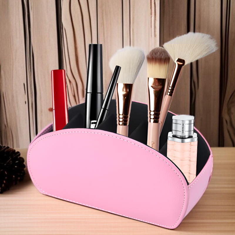 ブラックライチ柄事務用品収納リモコン収納ボックスPU化粧品収納ボックス