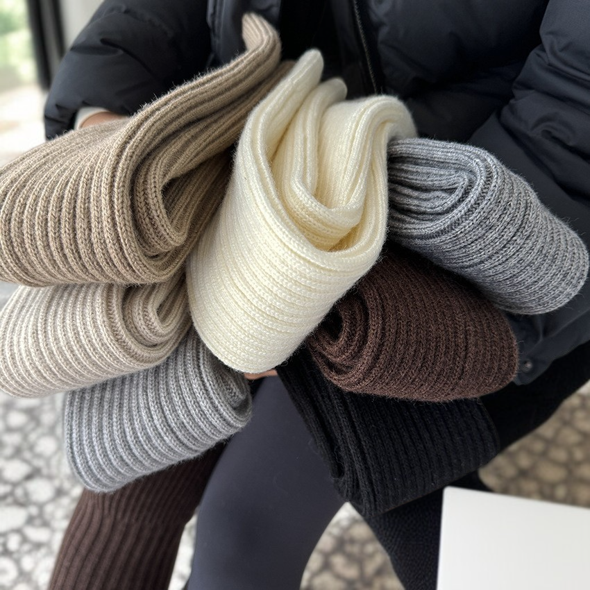 加厚踩腳堆堆襪套展示正面穿搭效果