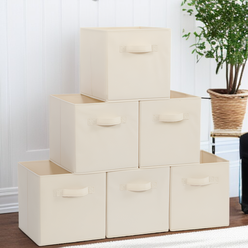Boîte de rangement en tissu pliable, installation libre, pour vêtements, jouets, chambre et bureau