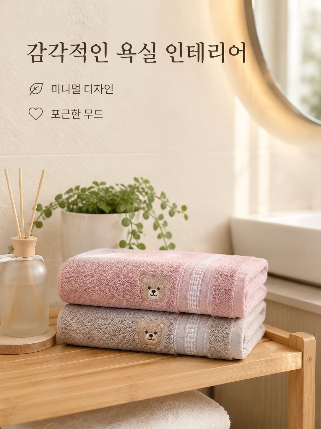 JMY-부드러운 고밀도 흡수 순면 타월