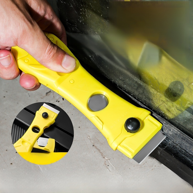 다용도 두꺼운 삽 공구 휴대용 플라스틱 가위 접착제 다용도 내구 접착제거 공구 다용도 접착제거삽