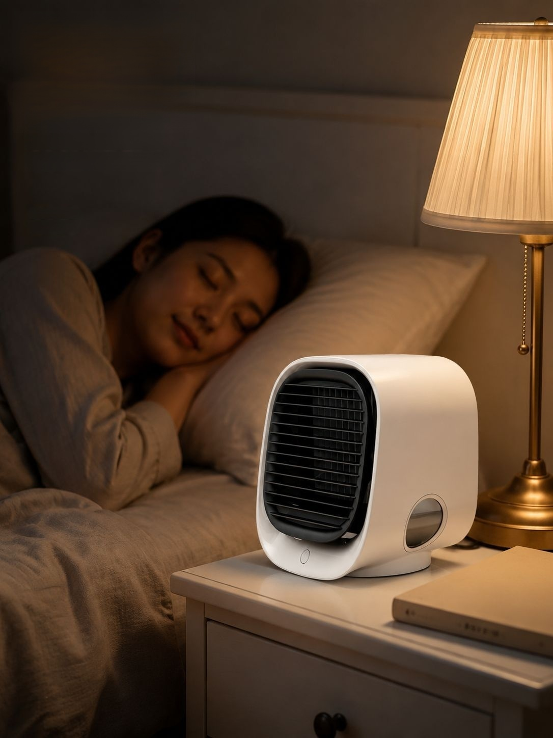 Wassergekühlter Ventilator, multifunktionaler Heim-/Bürokühler, leise, wiederaufladbar, praktisch, l