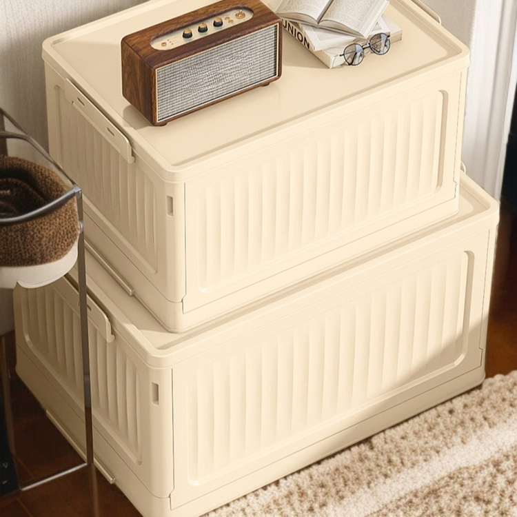 차량용 수납함 가정용 플라스틱 수납함 접이식 소품 수납함 자가용 겸용 수납함 아웃도어 캠핑 회전 정리함