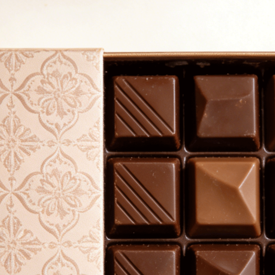 Tasty Chocolate Set with three boxes arranged beautifully