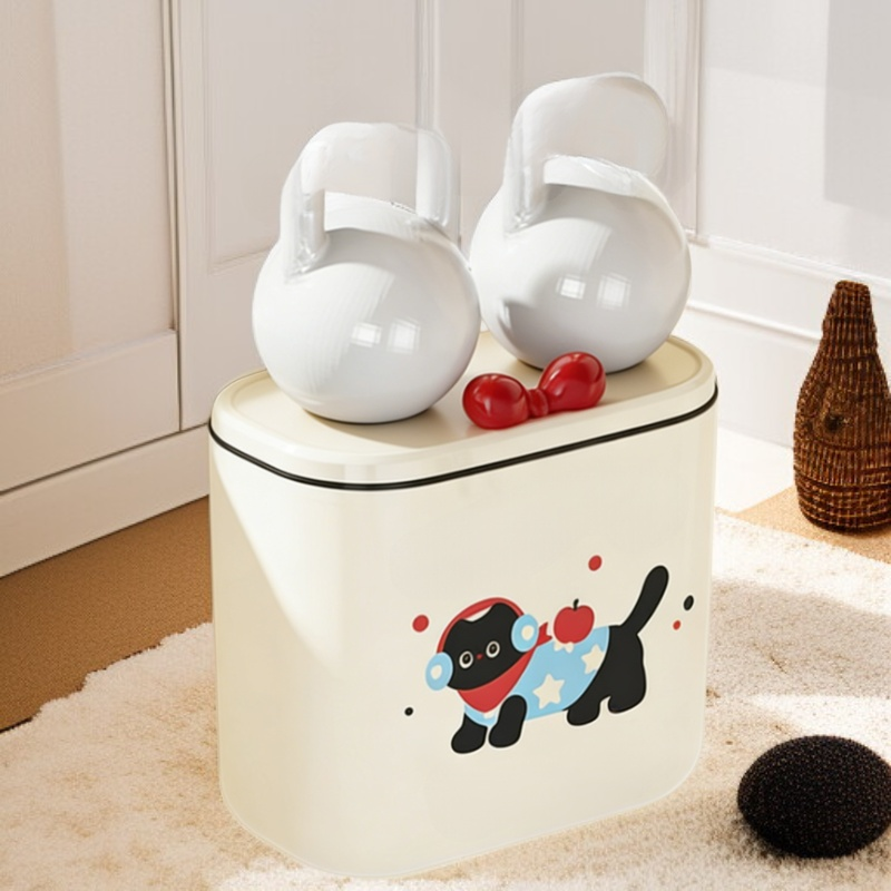 Großer Wandmontierter Mülleimer mit Deckel für die Küchenaufbewahrung