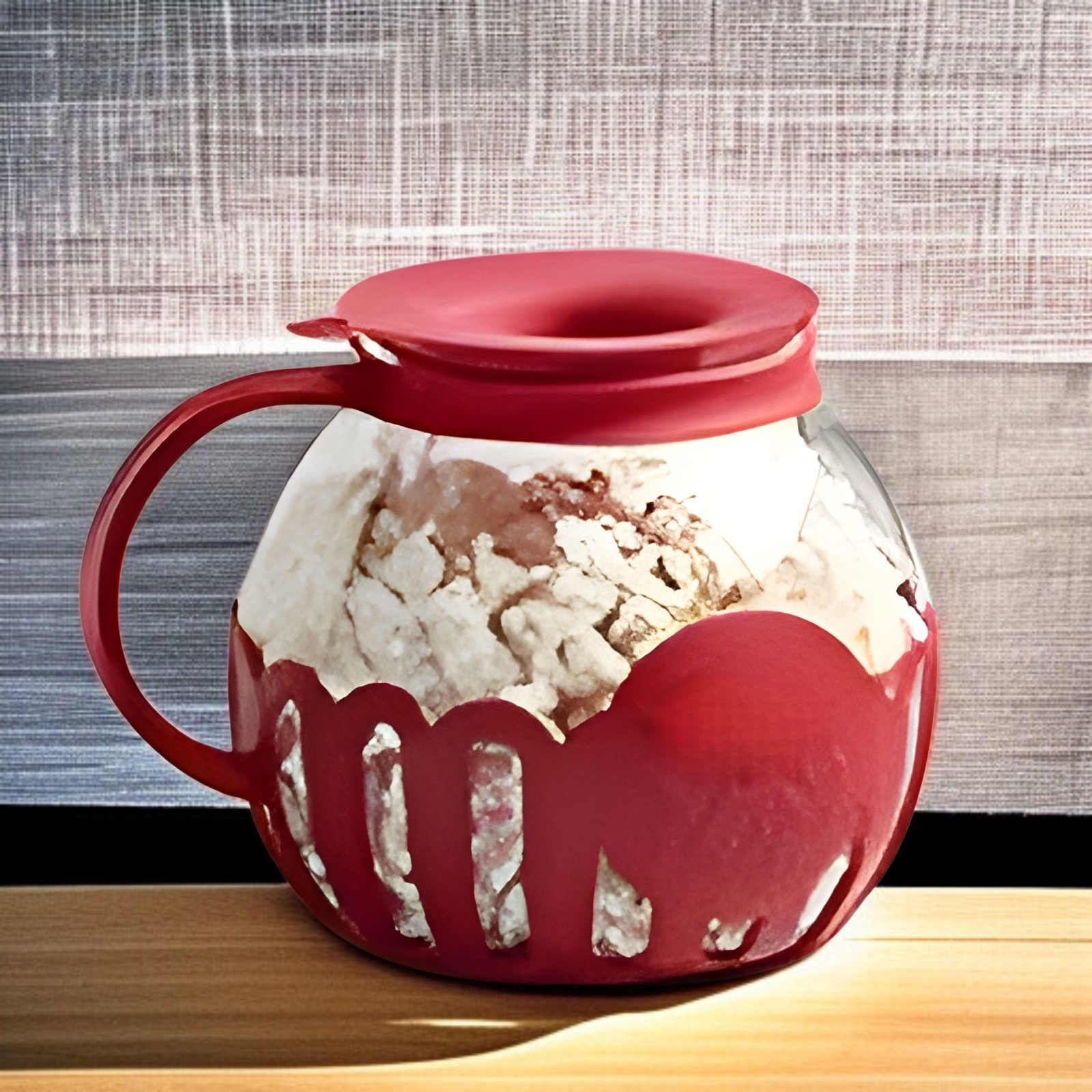 出来立てポップコーンと自爆ポットのセット写真