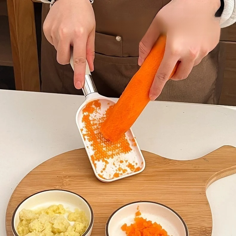 Multi functional garlic puree manual grinder