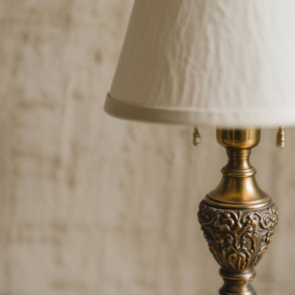 고전적인 분위기의 인테리어 탁상등 (3개 세트)