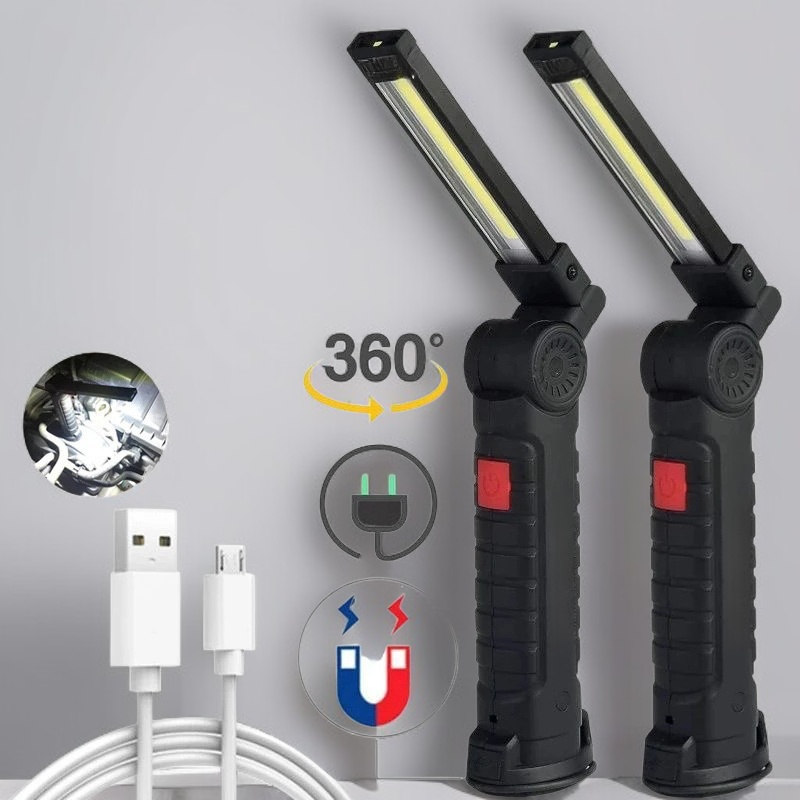 led工作燈折疊充電多功能燈戶外手電筒